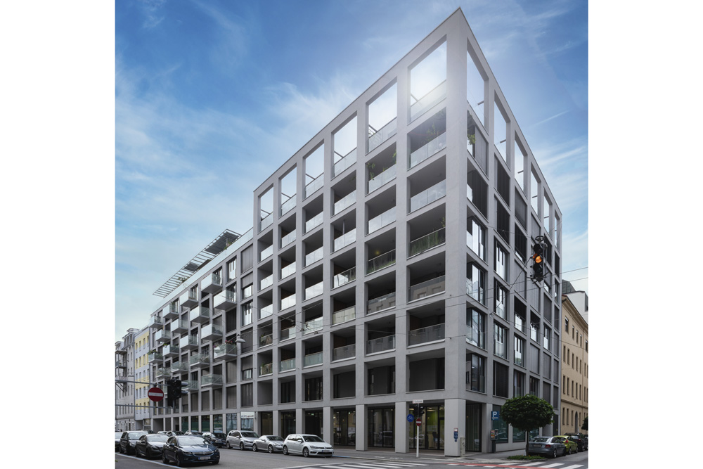 Wohn- und Geschäftsgebäude in der Coulinstrasse in Linz